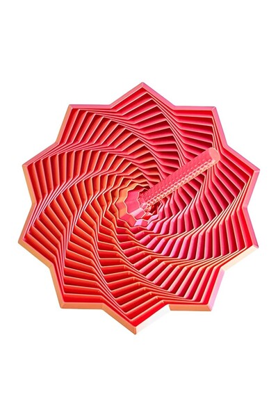 Flippy Decompression Toy, Flippy, 3D Star Model, DuoChrome, Spiral Handle, An...