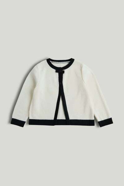 MOTHERCARE Cream Bow Cardigan