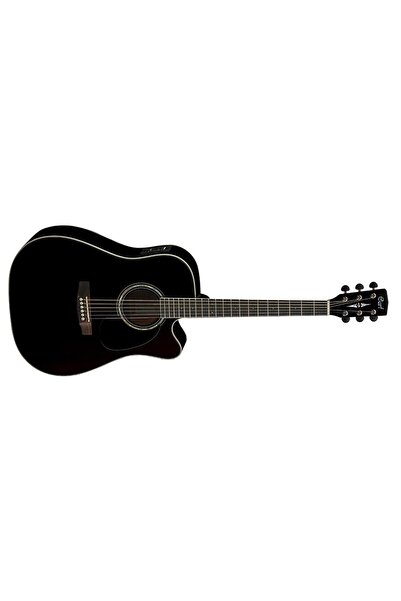 CORT MR710FBK Elektro Akustik Gitar - Siyah (Profesyonel) | Masif Ladin Kapak...