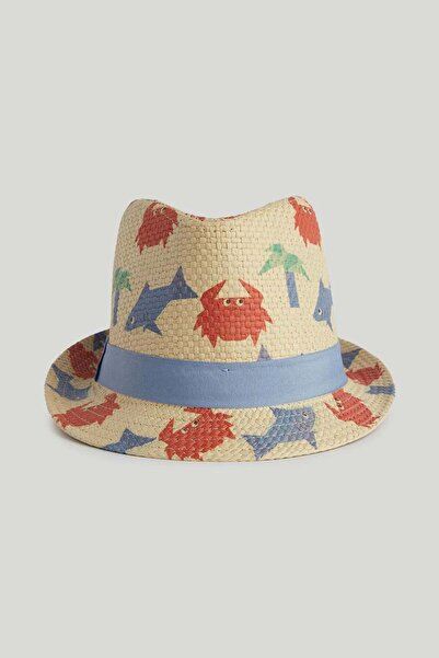 MOTHERCARE Straw Trilby Sun Hat
