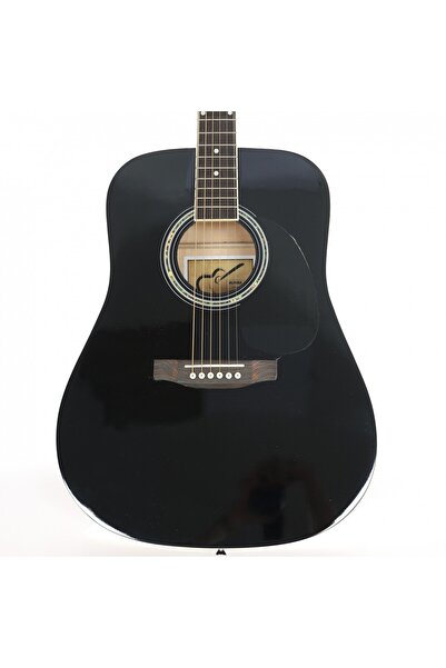 Almira F650N-BK Siyah Akustik Gitar | Mat Siyah Sap Parlak Gövde