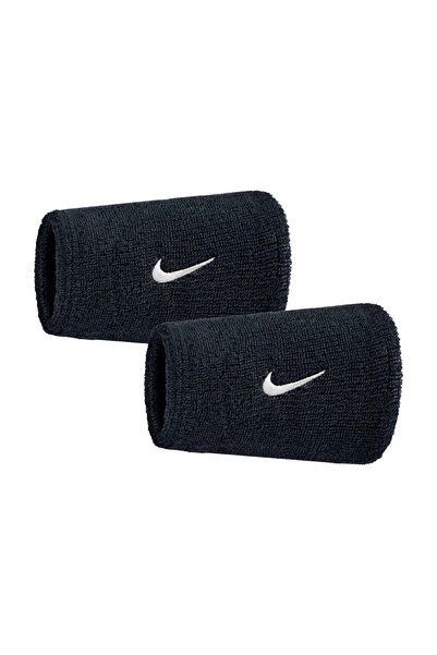 Nike Swoosh Classic Big Wristband Unisex Μαύρο Βραχιόλι Πετσέτας N.101.2406.0...