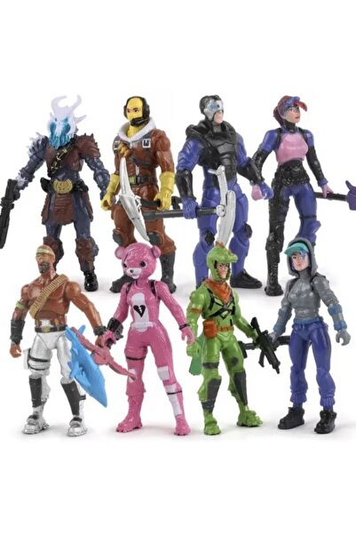 Premium مجموعة شخصيات أبطال الحركة – 8 جنود ألعاب قتالية بأسلحة، لعبة معركة خ...