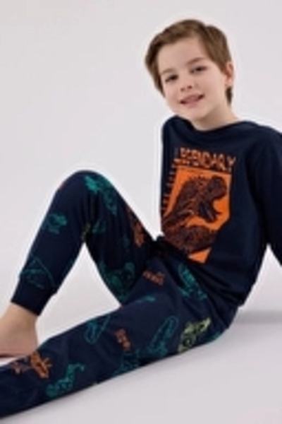 ROLY POLY طقم بيجامة للأولاد باللون الأزرق الداكن RP3671-G