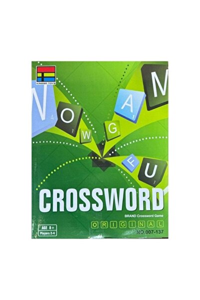 Premium Crossword Word Puzzle Board Game – Green Educational Spelling & Vocab...