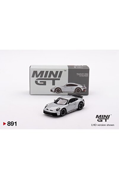 mini gt 1/64 بورش 911 داكار آيس جراي ميتاليك - عبوة بلاستر MGT00891-BL