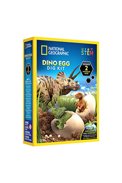 NATIONAL GEOGRAPHIC مجموعة أدوات حفر بيض الديناصورات!