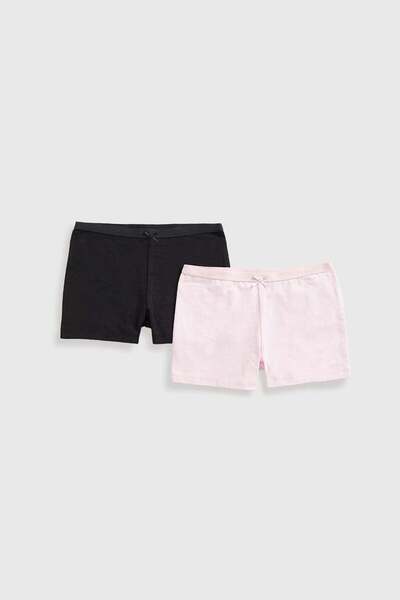 MOTHERCARE Pink and White Shorts - 2 Pack