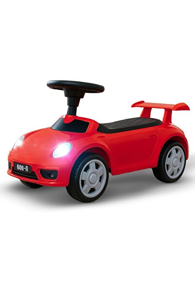 BAYBEE سيارة أطفال كهربائية للأطفال مزودة بموسيقى وأضواء (حمراء)