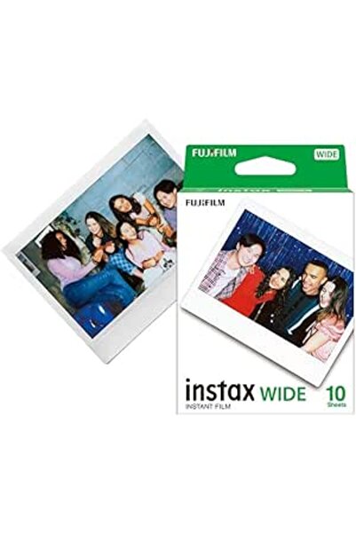Instax Fujifilm Wide Film with White Borders, Pack of 10
