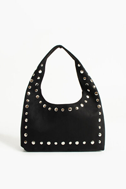 Night Solie Model Suede Women's Hand and Shoulder Bag