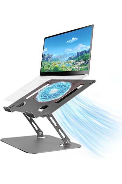 The Bros Laptop Cooling Pad,Aluminum Adjustable Laptop Stand for Desk,Portabl...