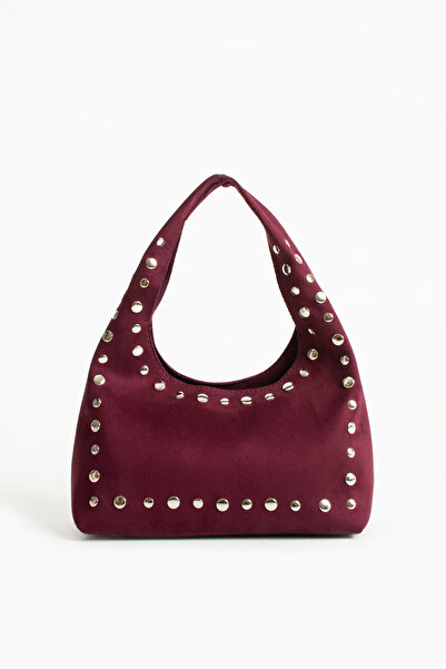 Night Solie Model Suede Women's Hand and Shoulder Bag