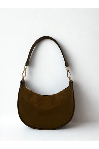 KAGURA Yay Kavisli Noir Baget Kadın Omuz ve El Çantası