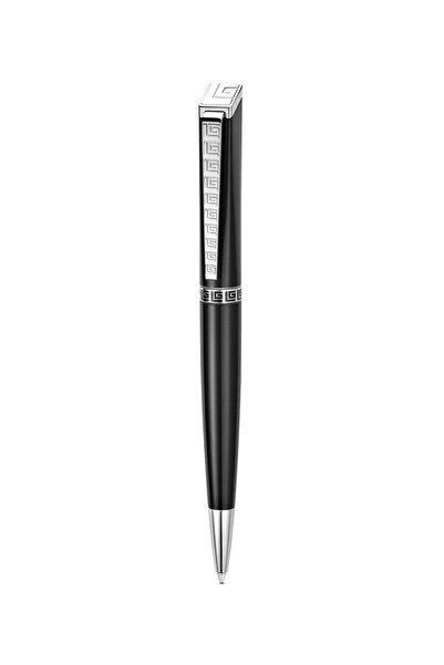 Guy Laroche Andrea Black and Stainless Steel Writing Instrument with Pen