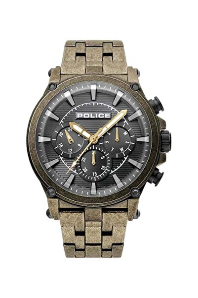 Police ساعة تامان كرونوغراف رجالية من الفولاذ المقاوم للصدأ