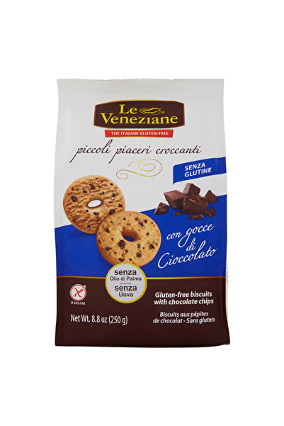 Le Veneziane Biscotti cu ciocolată 250g fără gluten