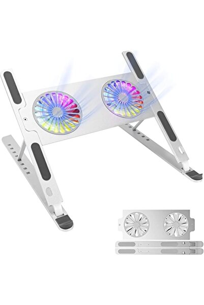 The Bros Laptop Stand Laptop Cooling Pad For Desk, Portable Foldable Laptop R...