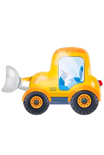parti sürprizi Construction Vehicle Bulldozer Shaped Foil Balloon 1 Piece