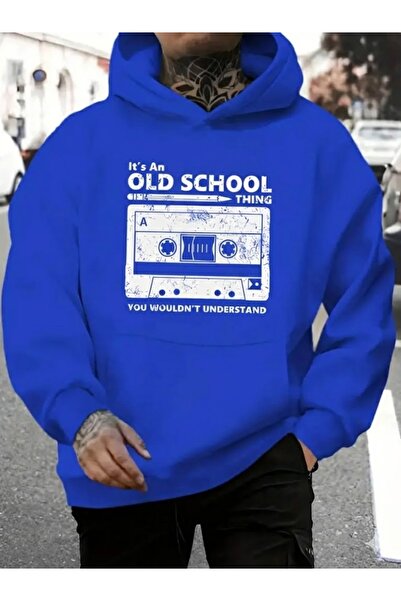 FUFLUNS Cassette Printed Oversize Unisex Women/Men Hoodie Sweatshirt