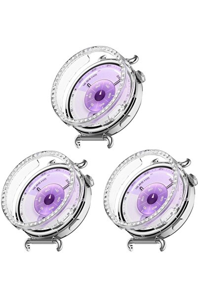 bbtech 3 قطع من حافظة هواوي واتش جي تي 6 مقاس 41 ملم المتوافقة مع الحجر، حافظ...