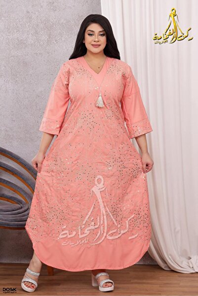 Generies A cotton abaya made from lightweight Al Marasi cotton fabric with a ...