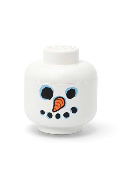 LEGO Cutie de depozitare pentru minifigurină cu cap de S - Om de zăpadă (4031...