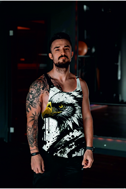 Freeyez FİTNESS kartal BODY ANTREMAN ATLETİ TANK TOP SPOR ATLETİ