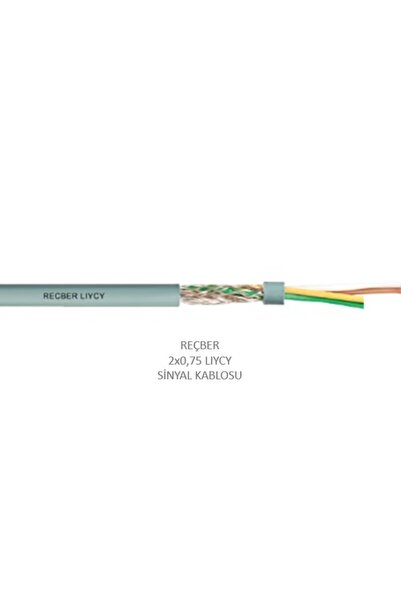 REÇBER Sinyal Kablosu PVC 2x0,75 LIYCY (1 METRE)