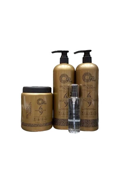 Oplus شامبو 1000 مل، بلسم 1000 مل، قناع 1000 مل، وسيروم مضاد للتجعد 110 مل