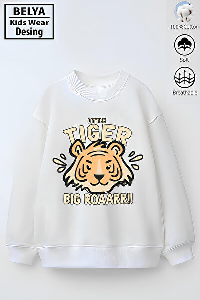 Belya Kids Wear Full Pattern Oversized Boys' Cotton Cotton 3-Thread Fabric Ka...