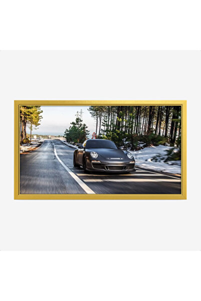 Tajridhome Car painting - Sports car - Mountain road - Sunny - Modern art pai...