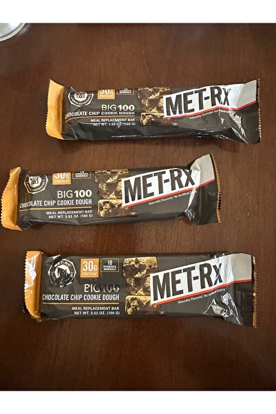 shifatechh 3 قطع من MET-RX تحتوي على 30 غرام من البروتين