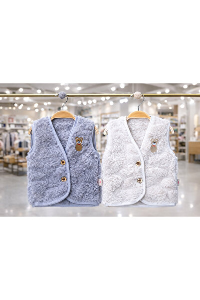 canmana kids&baby Baby Plush Vest 2-Pack