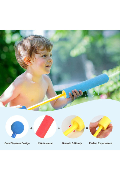 Verci 6 Pack Water Gun, Summer Beach Water Pumping Water Cannon Water Gun