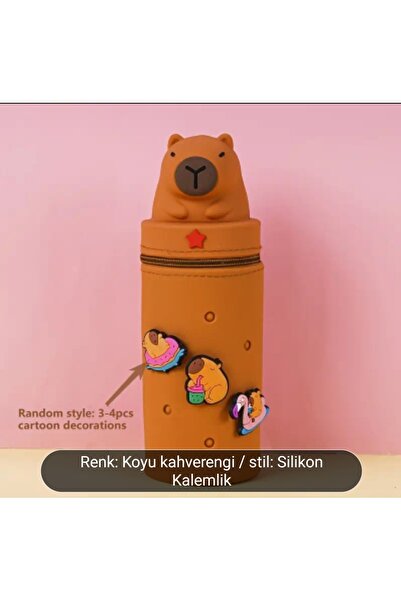 Digermak SİLİKON CAPYBARA KALEMLİK KAPİBALA KALEM KUTU