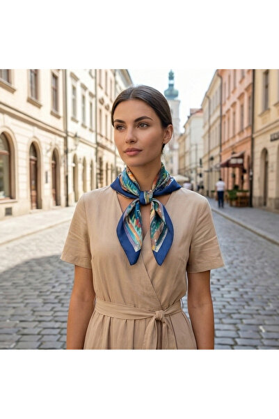 tuaipek Amalfi Rüyası Desen 55x55cm Bandana/Fular