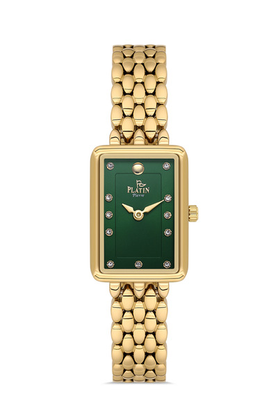 Platin Pierre Pl-1258La-B10 Square Women's Wristwatch