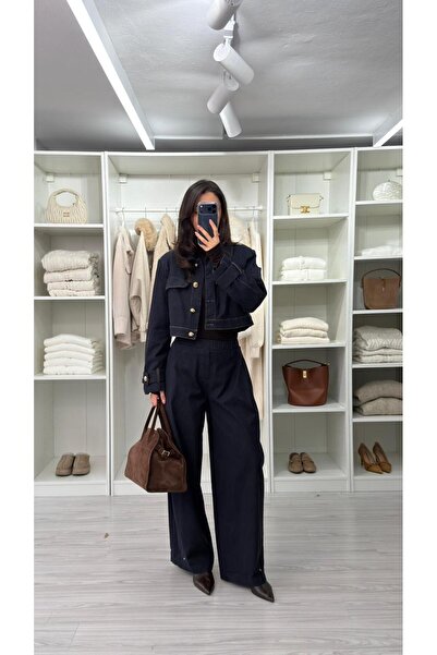 LUUNA STORE Noctra Denim Set - Dark Blue