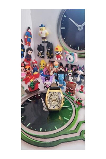 Time&Tech Leather Strap Men's Watch