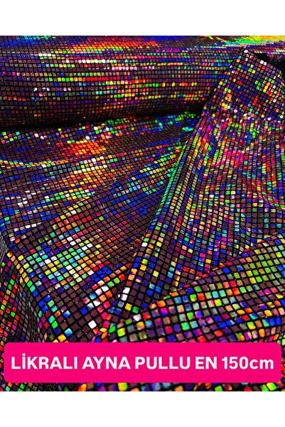 CANTEKİN TEKSTİL AYNA PUL BASKI KUMAŞ - EN 150CM - ESNEK DOKUDA