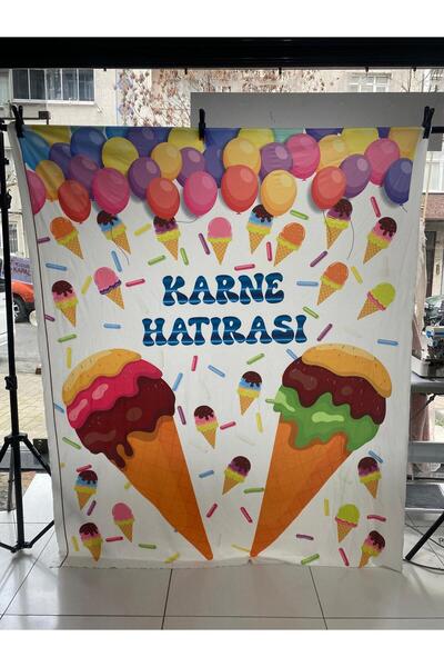 PROMISEBACKDROP2 150x200 Cm Karne Hatırası Fonu Okul Panoları, Etkinlik Fon