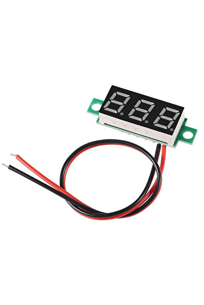 Arduino Dijital Mini Voltmetre Dc 0V 100V Gerilim Voltaj Ölçer