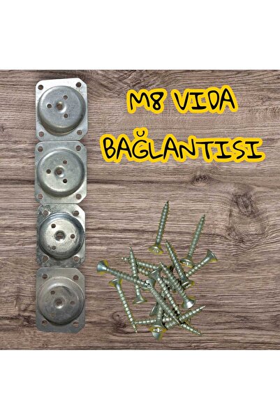 Ema orman DEMİR BAĞLANTI APARATI M8 VİDALI