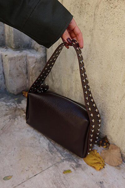 podyumgiyim Brown Shoulder Bag
