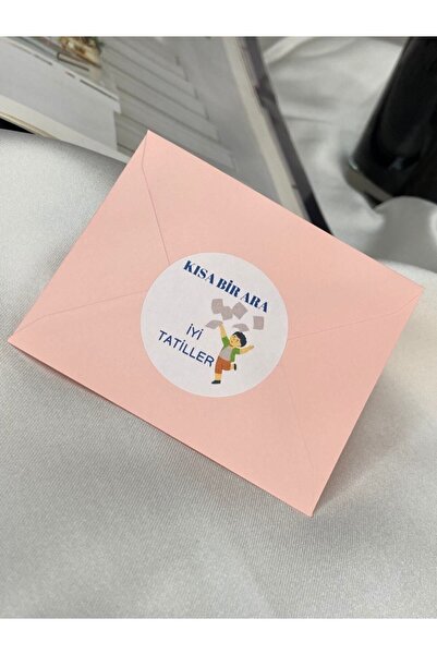 KanvasSepeti Autocolant drăguț pentru vacanță, autocolant mat, 4 cm (40 bucăț...