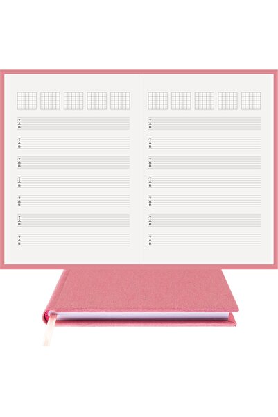 BİDEFTER Guitar Note Book Left, with Tab Key + Tuned - 100% Handmade, 2026 Co...