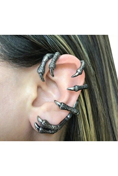 MİLALAZO Gothic Punk Style Claw Earrings