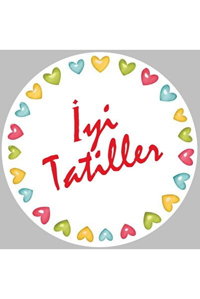 KanvasSepeti Autocolant pentru caiet de școală cu scris de sărbători bune (4x...