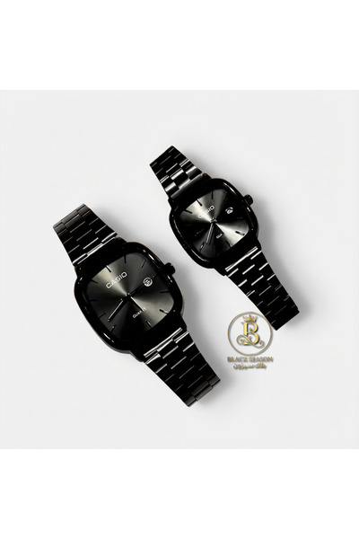 Casio كاسيو LTP كبلز اسود فخم | طقم نسائي + رجالي